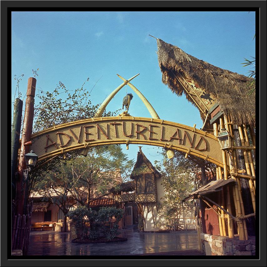 "Adventureland Entrance Sign, Disneyland Park" from Disney Photo Archives - Image 14