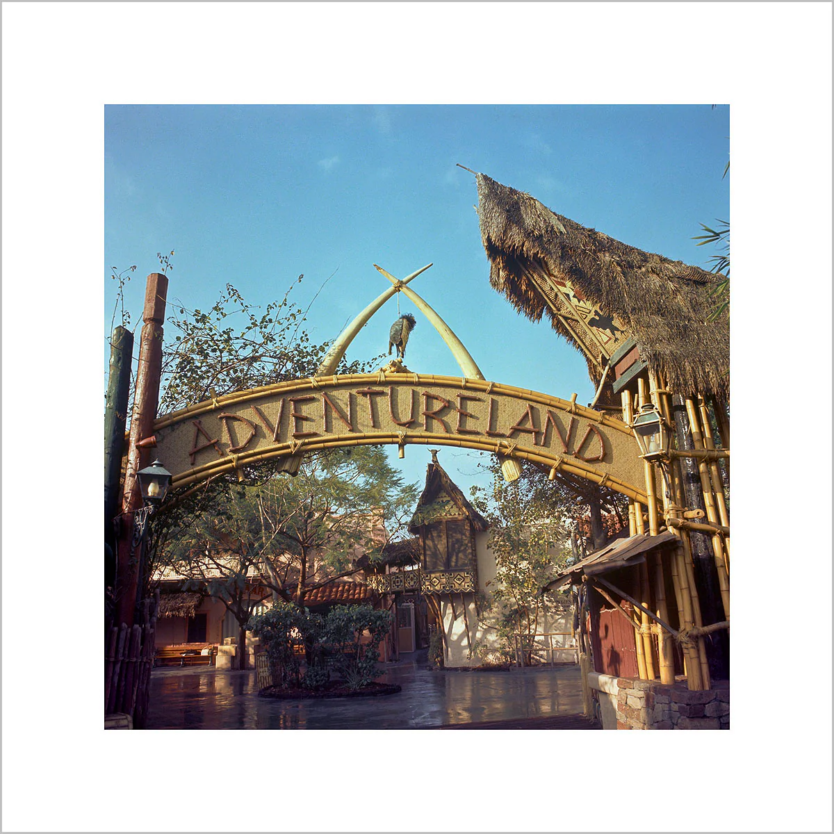 "Adventureland Entrance Sign, Disneyland Park" from Disney Photo Archives - Image 3