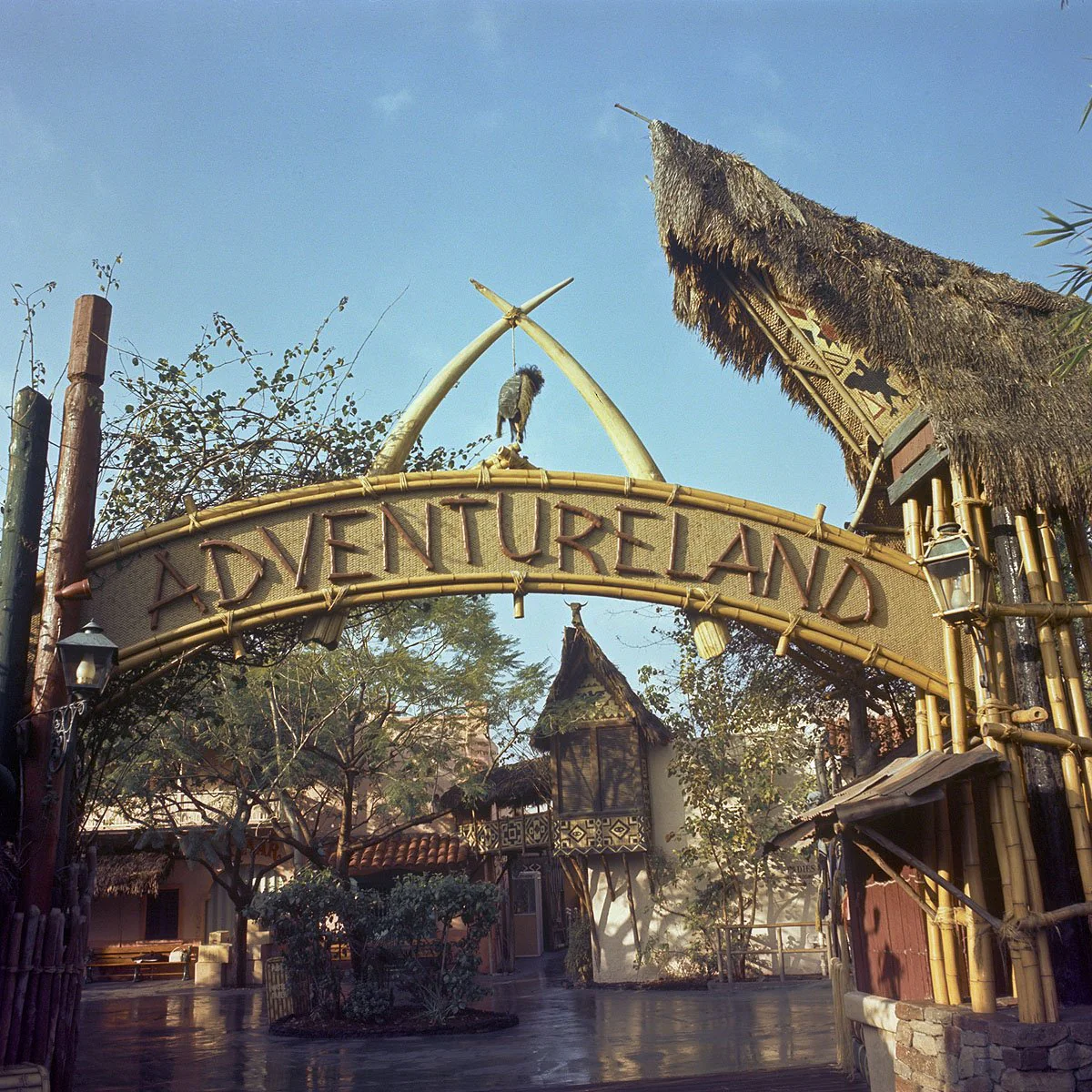 "Adventureland Entrance Sign, Disneyland Park" from Disney Photo Archives - Image 4