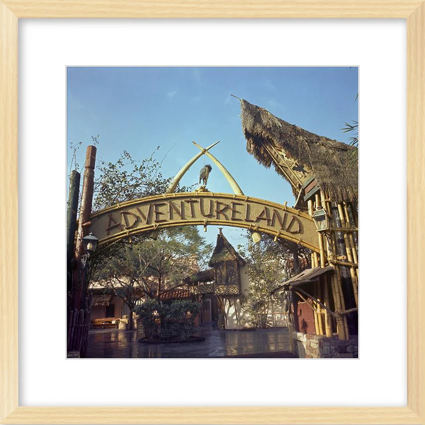 "Adventureland Entrance Sign, Disneyland Park" from Disney Photo Archives - Image 6