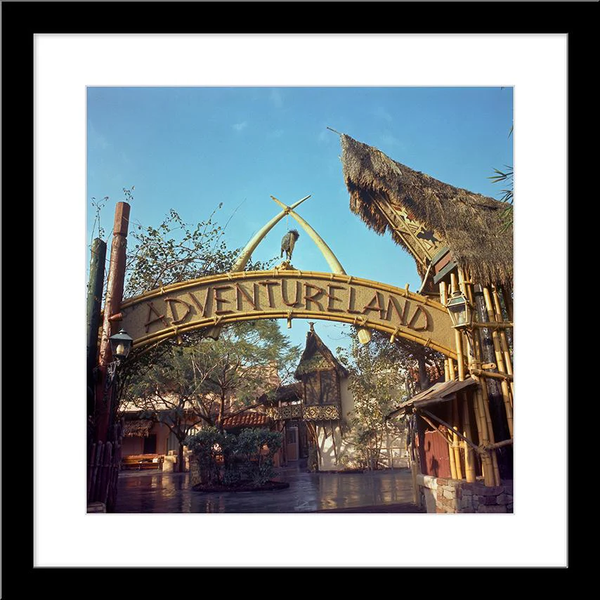 "Adventureland Entrance Sign, Disneyland Park" from Disney Photo Archives - Image 7