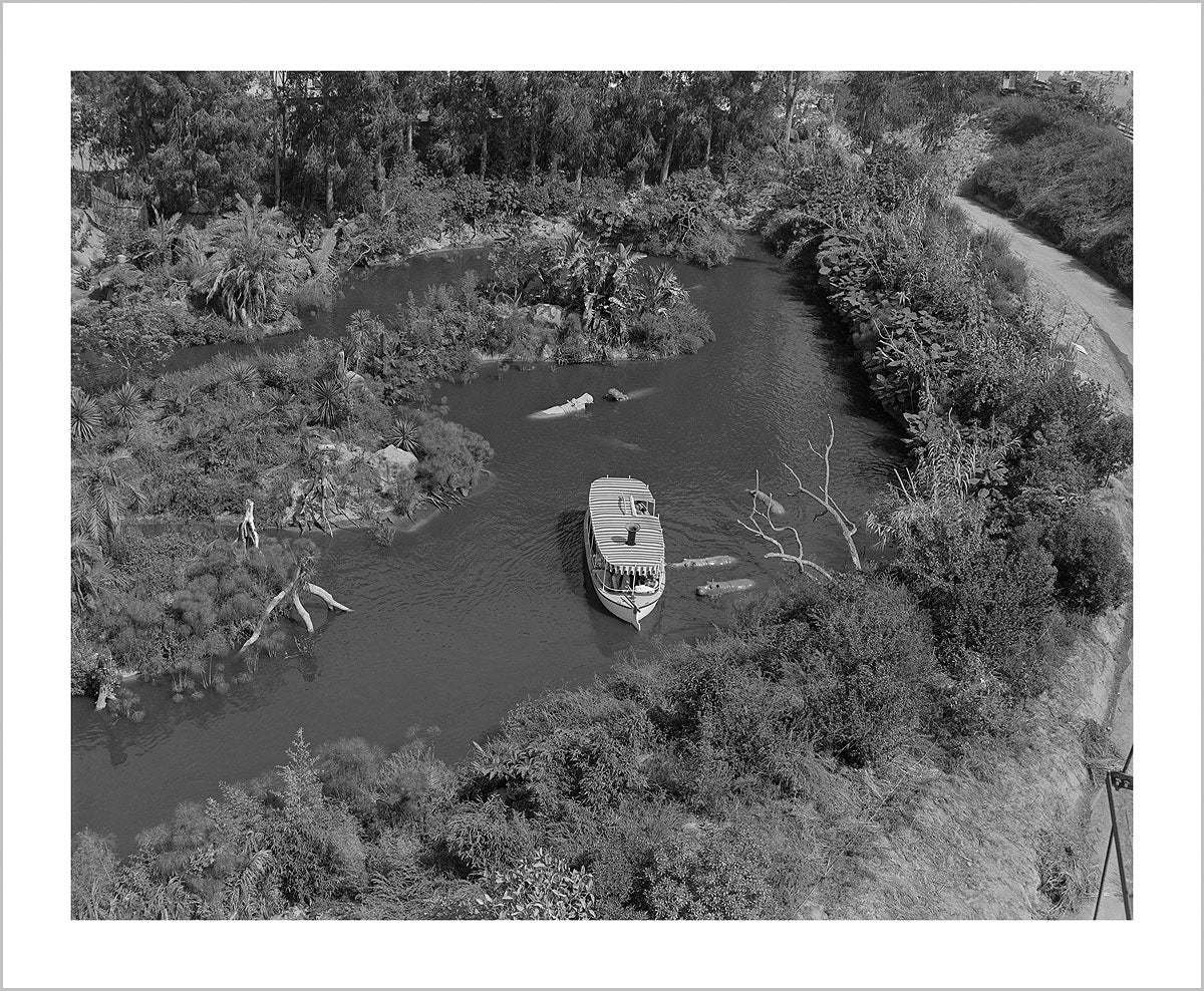 "Aerial View of the Jungle Cruise, Disneyland Park" from Disney Photo Archives