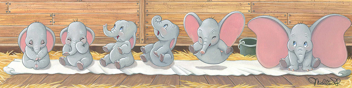 "Baby Dumbo" by Michelle St.Laurent |Signed and Numbered Edition - Image 2