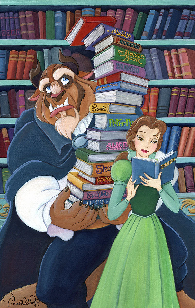 "Belle's Books" by Michelle St.Laurent | Signed and Numbered Edition - Image 2