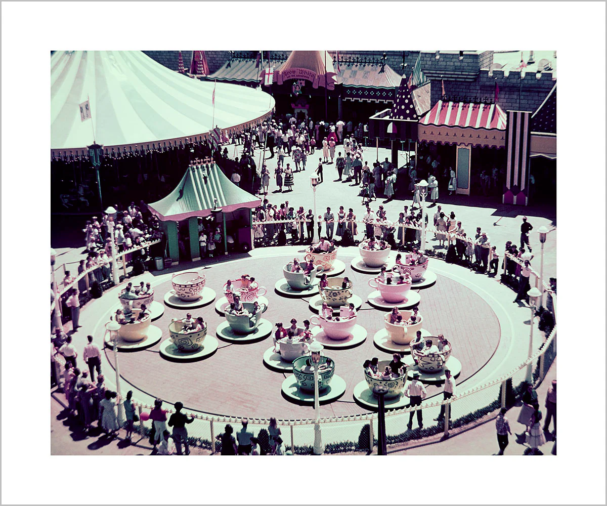 "Disneyland Mad Tea Party Color" from Disney Photo Archives - Image 2