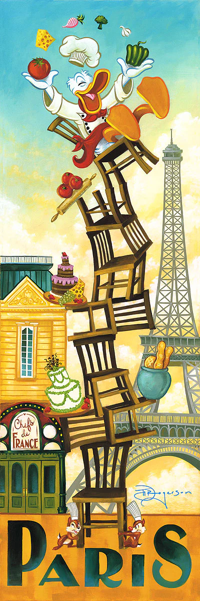 "Donald’s Paris" by Tim Rogerson | Signed and Numbered Edition