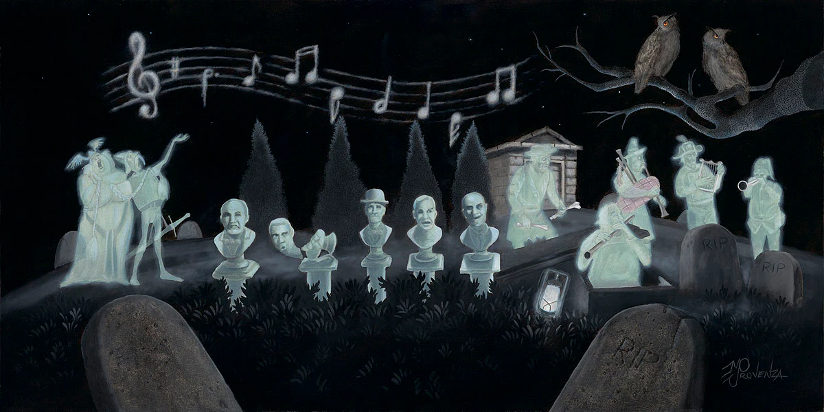 "Graveyard Symphony" by Michael Provenza | Signed and Numbered Edition - Image 2