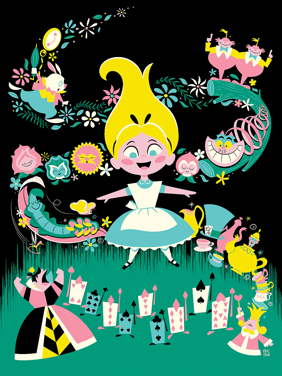 "Journey Through Wonderland" by Eric Tan | Signed and Numbered Edition - Image 2