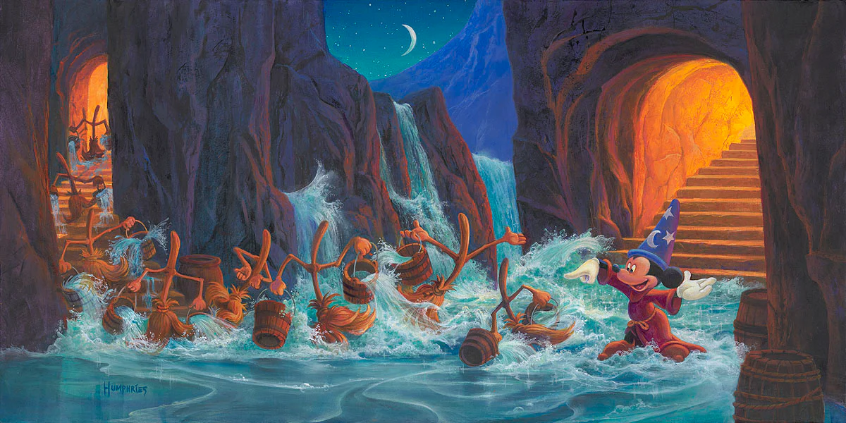 "Mickey's March of the Brooms" by Michael Humphries | Signed and Numbered Edition - Image 2