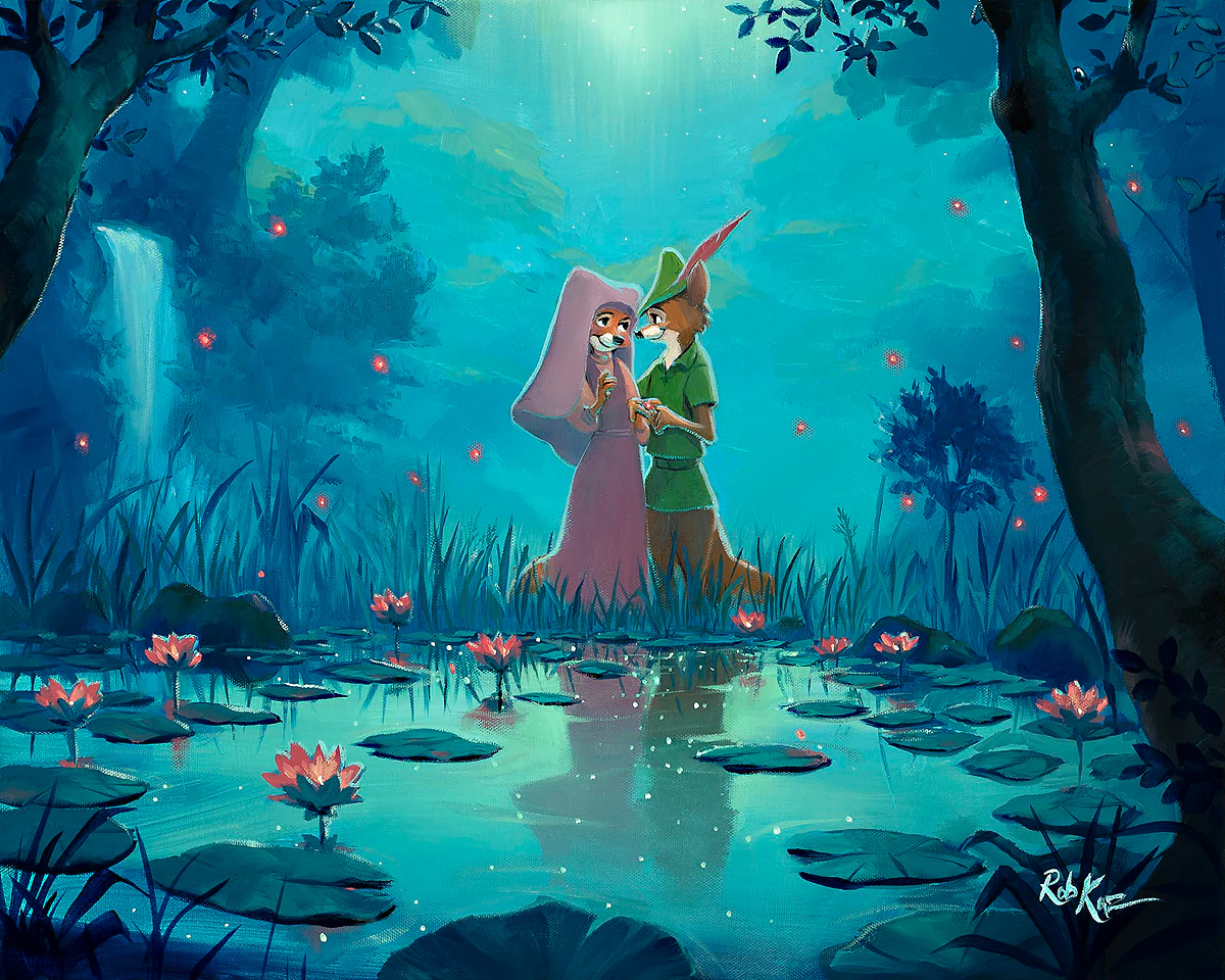 "Moonlight Proposal" by Rob Kaz | Signed and Numbered Edition - Image 2