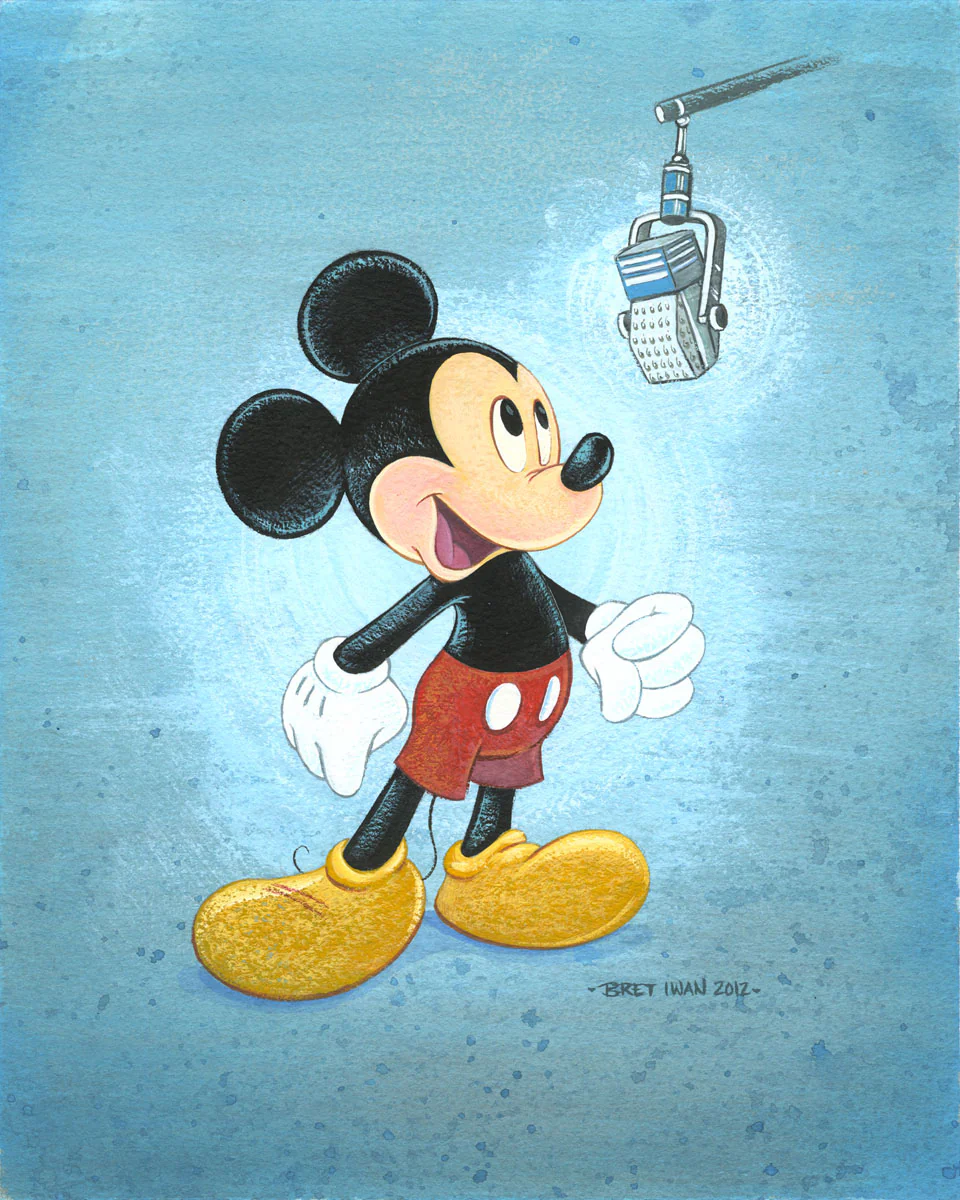 "Talks Like a Mouse" by Bret Iwan | Signed and Numbered Edition - Image 2