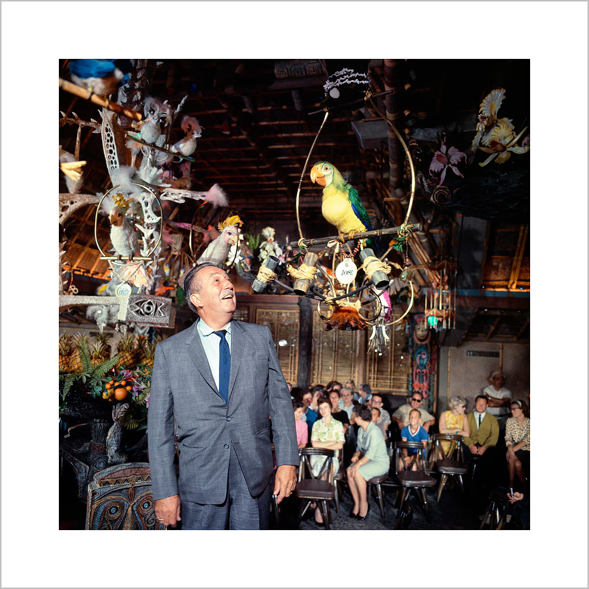 "Walt Disney in Walt Disney's Enchanted Tiki Room" from Disney Photo Archives - Image 2