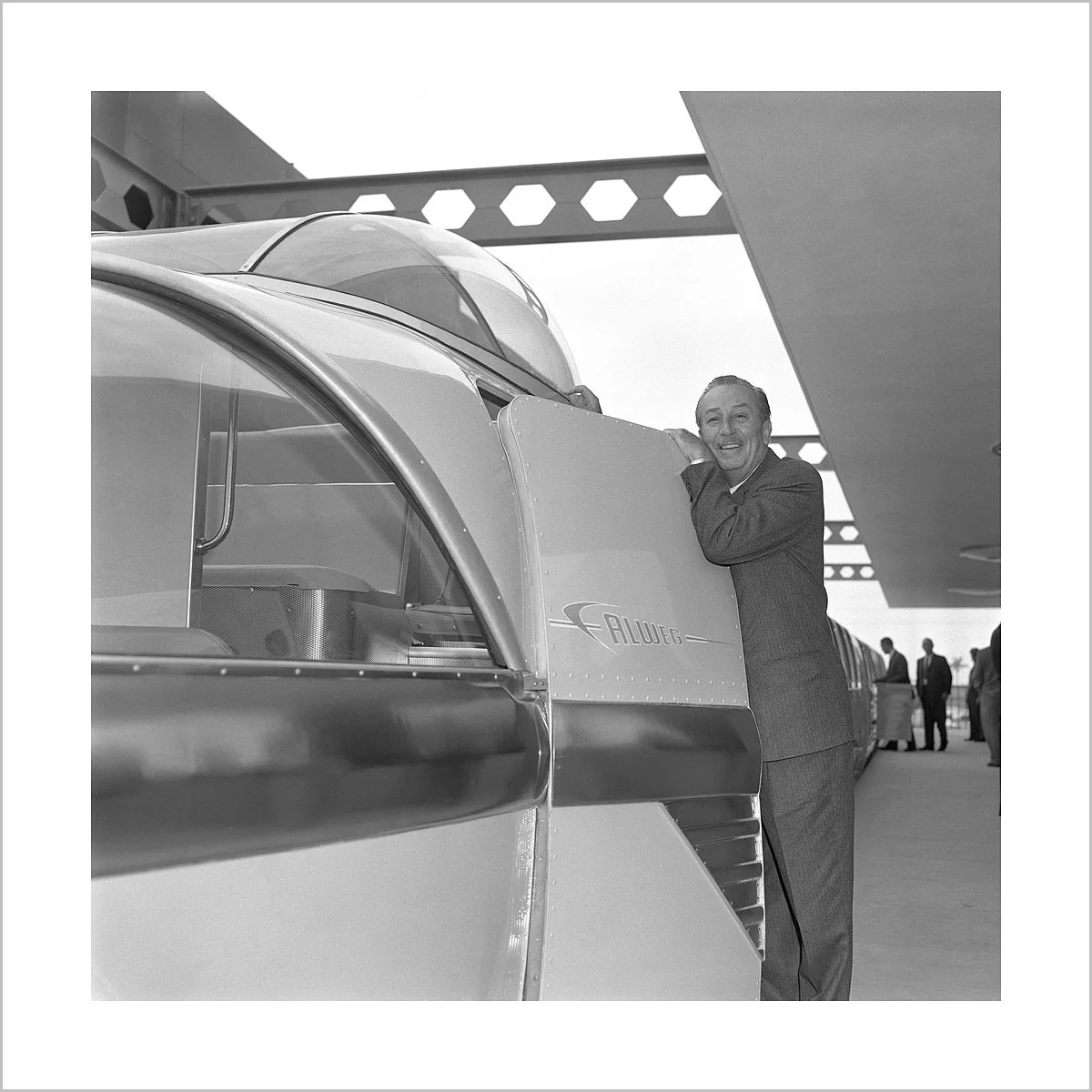 "Walt & the Monorail" from Disney Photo Archives