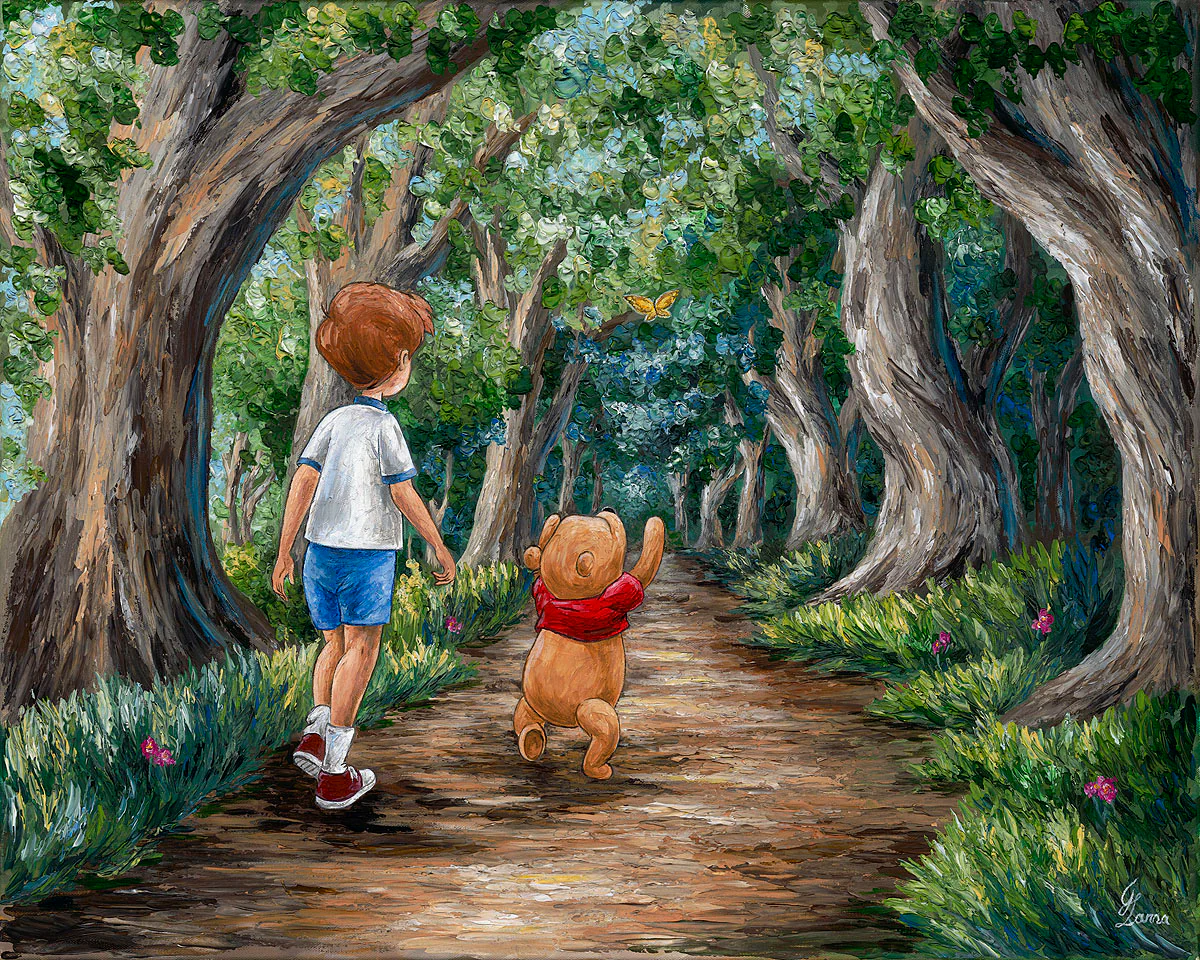 "Wooded Path" by Jennifer Lanna | Signed and Numbered Edition - Image 2